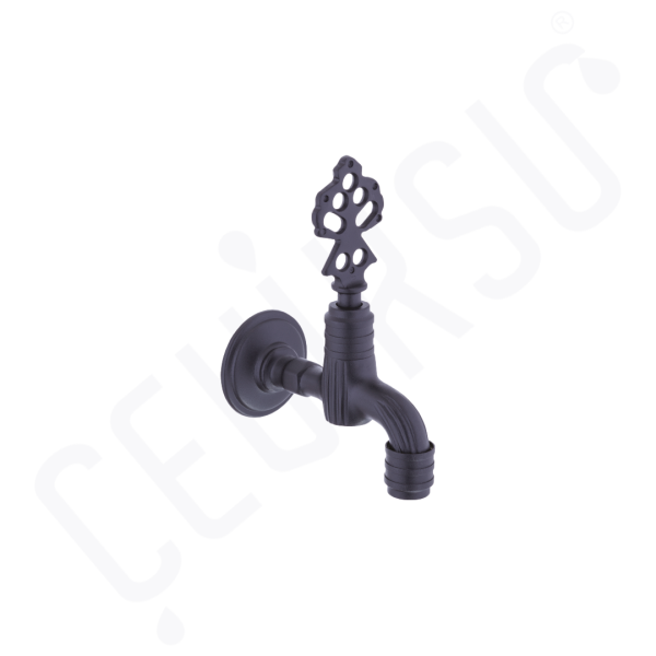 3/4 PERLATÖRLÜ OSMANLI MUSLUĞU SİYAH