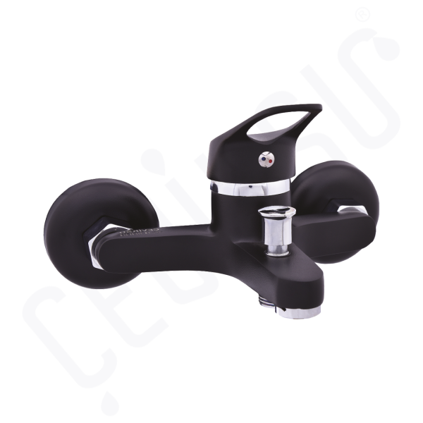 OKYANUS MİX BANYO BATARYASI SİYAH KROM