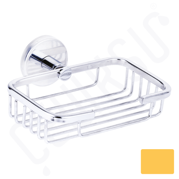 ILGAZ ROZETLİ KARE ALTIN SABUNLUK